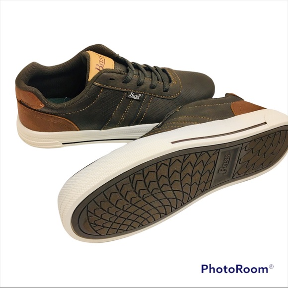 NEW G.H. BASS & CO. Slip-On Laced Shoe Boy's Size 1.5 Kids M Width Brown/Tan NIB - Picture 12 of 16